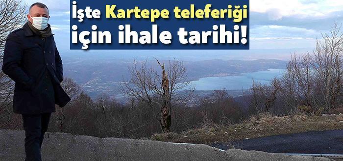 Kartepe Teleferik Projesi güzergâhını yerinde görmek için Kuzu Yayla bölgesinde