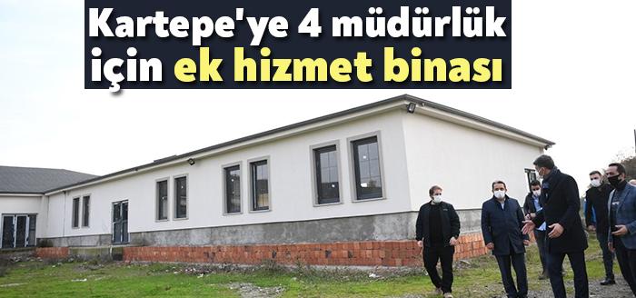 Kocaeli Haber. Kartepe Belediyesi ek hizmet binası yapımı hızla devam
