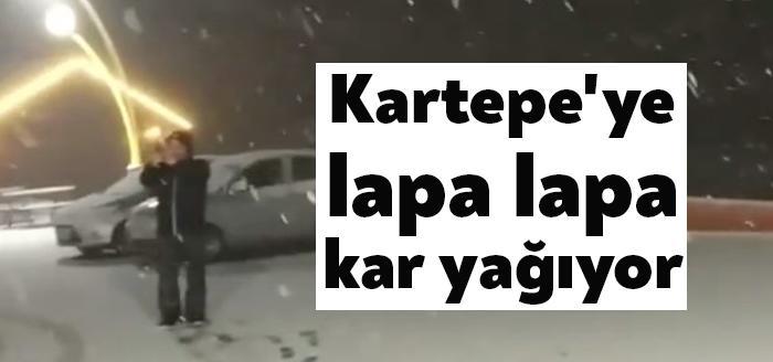 Kocaeli'nin Kartepe ilçesinde Samanlı Dağları'nın zirvesinde akşam saatlerinden itibaren yoğun