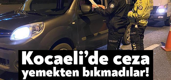 Koronavirüs salgınının yayılmasının önlenmesi kapsamında Kocaeli'de yapılan kontrollerde kural ihlalleri