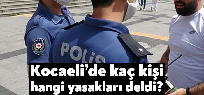 Koronavirüs salgınının yayılmasının önlenmesi kapsamında yapılan kontrollerde kural ihlalleri yapan