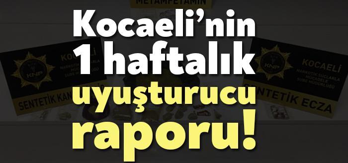 Kocaeli’de halkın huzur ve güvenliğinin sağlanması için uyuşturucu madde ve