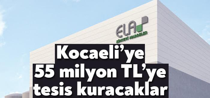 Ela Kimyevi Maddeler Sanayi ve Ticaret Anonim Şirketi’ninki oldu. Şirket,