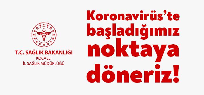 Koronavirüs tedbirlerinin sürdürülebilir olması gerektiğini söyleyen Kocaeli Sağlık Müdürü Yüksel
