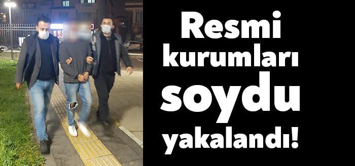 Gölcük’te girdiği 2 iş yeri ve resmi kurumdan hırsızlık yaptığı