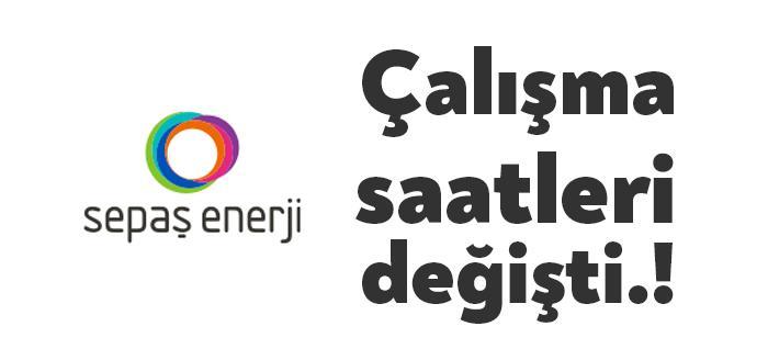 Sepaş Enerji, yeni tip Koronavirüs (Kovid-19) salgınıyla mücadele kapsamında, Müşteri