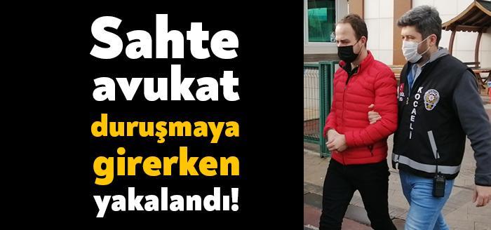 Kocaeli Adliyesinde kendisini avukat olarak tanıtarak duruşmaya girmeye çalışan kişi