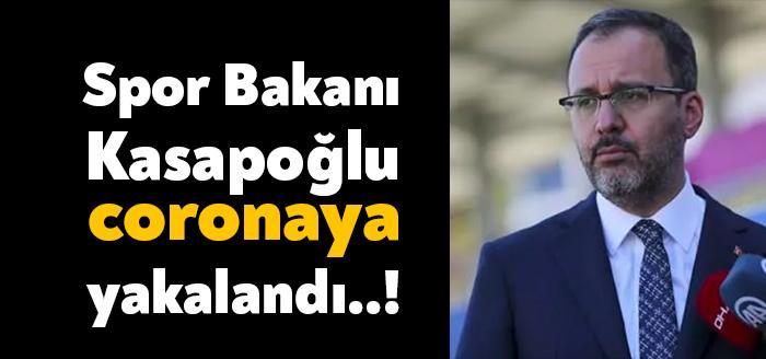 Gençlik ve Spor Bakanı Dr. Mehmet Muharrem Kasapoğlu koronavirüs testinin