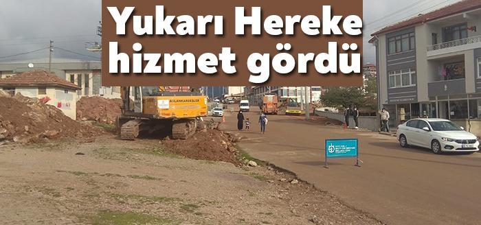 Kocaeli Büyükşehir Belediyesi, Körfez ilçesi Yukarı Hereke Çarşı Caddesi’nde yol