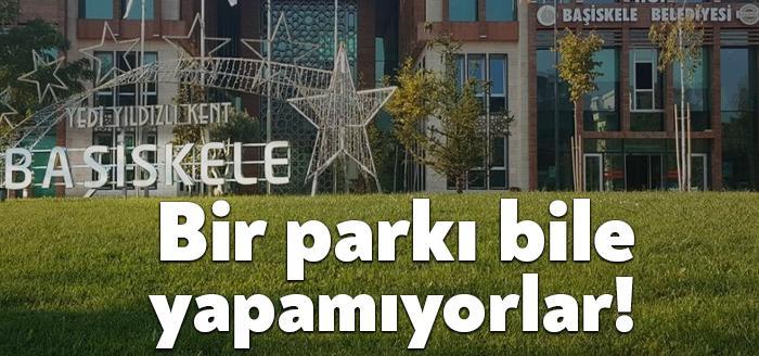 AKP'li Başiskele Belediyesi bir çocuk parkını dahi kendisi inşa edemiyor.