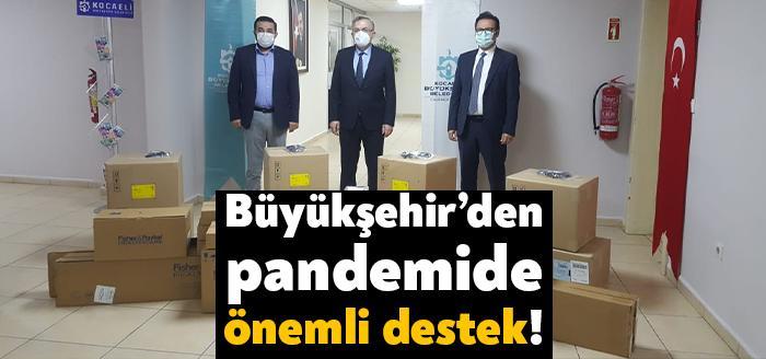 Kocaeli Büyükşehir Belediyesi Sağlık Cihaz Desteği” ile ilimizde acil ihtiyaç gerektiren
