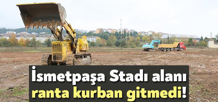 Yıkılan İsmetpaşa Stadı’nın yerine Derince Millet Bahçesi yapılacak. Uzun süre