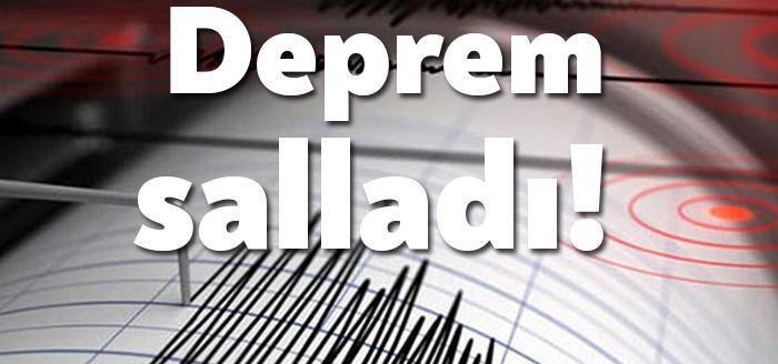 AFAD'dan yapılan açıklamaya göre, saat 09.37'de merkez üssü Elazığ olan