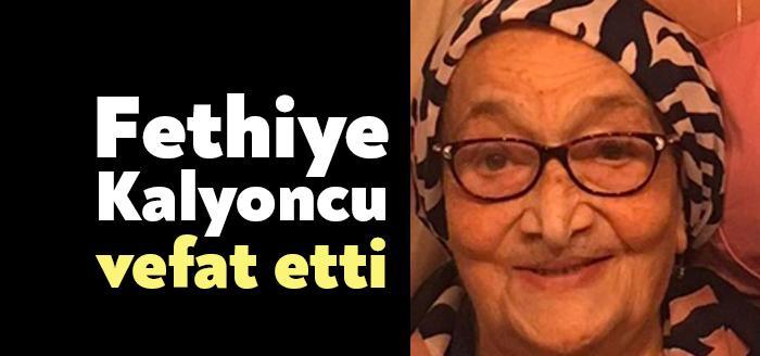 Ekmek Fırını’nın sahibi merhum Hayrullah Kalyoncu’nun eşi Fethiye Kalyoncu yaşlılığa