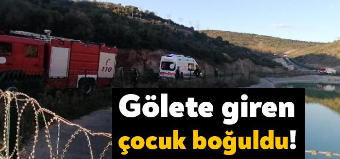 Kocaeli'nin Gebze ilçesinde, gölete giren Suriye uyruklu çocuk boğuldu. İtfaiye