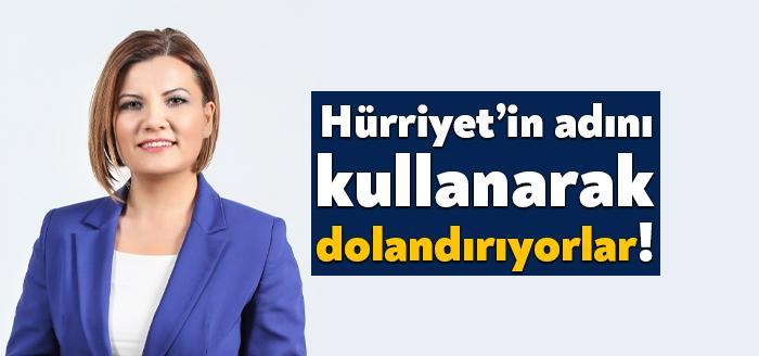 İzmit Belediye Başkanı Fatma Kaplan Hürriyet'in adını kullanan dolandırıcılar Kocaeli