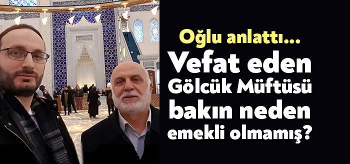 Koronavirüs nedeniyle vefat eden Gölcük Müftüsü İlyas Öztel’in oğlu Fatih