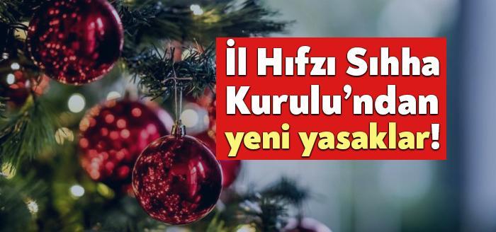 Kocaeli İl Umumi Hıfzıssıhha Kurulu 31 Aralık’ta kutlanacak olan yılbaşı
