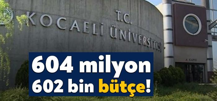 Kocaeli Üniversitesi 2021 yılı Merkezi Yönetim Bütçesi TBMM’de onaylandı. Mecliste