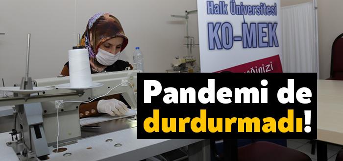 Halk Üniversitesi, Mart ayında başlayan salgına ürettiği maskelerle kalkan olurken,
