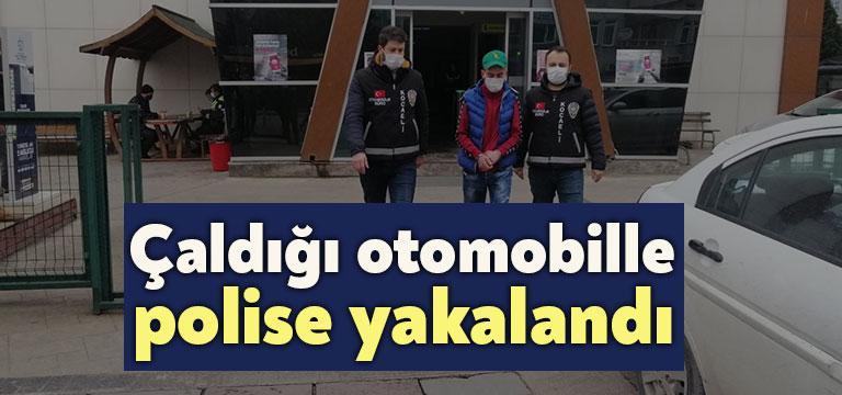 İzmit’te park halinde otomobili çaldığı belirlenen kişi polis ekiplerince yakalanarak