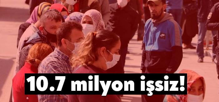 Türkiye derin bir işsizlik krizi yaşarken, TÜİK’e göre işsiz sayısı