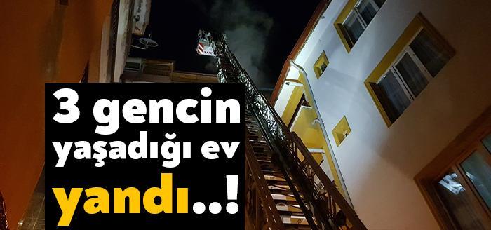 İzmit Cedit Mahallesinde bulunan 6 katlı bir binadaki dairede çıkan