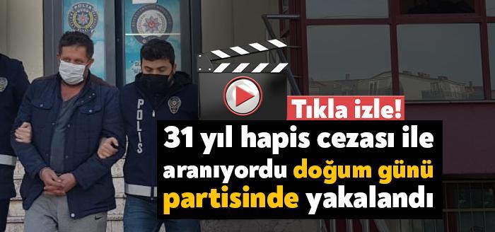 Darıca’da bulunan ve parti verilen bir villaya düzenlenen operasyonda hakkında