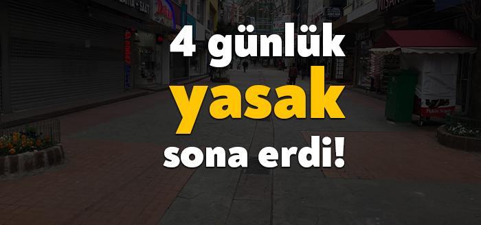 Koronavirüsle mücadele kapsamında gerçekleştirilen dört günlük sokağa çıkma kısıtlamasında cadde