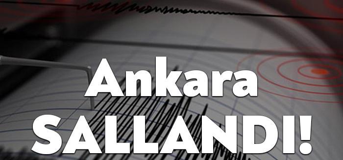 Başkent Ankara’da 4.5 büyüklüğünde deprem meydana geldi. Sarsıntı nedeniyle birçok