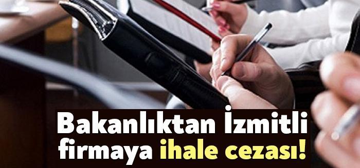 Çevre ve Şehircilik Bakanlığı, İzmitli bir firmayı Kocaeli Büyükşehir Belediyesi’nin