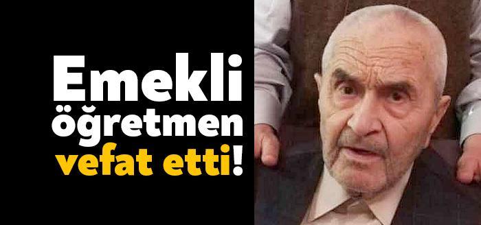 Gebze'nin ilk milli eğitim müdürlerinden Mehmet Tevfik Özmen hayatını kaybetti.