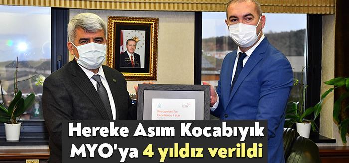 Kocaeli Üniversitesi Hereke Asım Kocabıyık Meslek Yüksekokulu, başarılarına bir yenisini