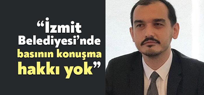 AKP İzmit İlçe Başkanı Av.Ali Güney, İzmit Beleidyesi’nde yönetimin işine