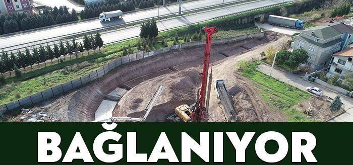 Kocaeli Büyükşehir Belediyesi tarafından yapımına başlanan İlimtepe yolu 1.Etap çalışmaları
