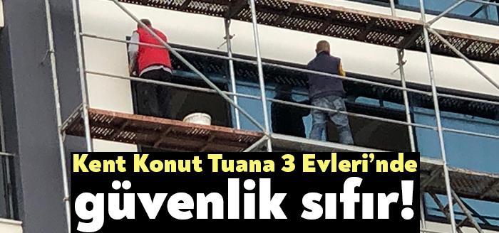 Haldız İnşaat’ın yapımını üstlendiği Kent Konut Tuana 3 Evleri’nde inşaatta