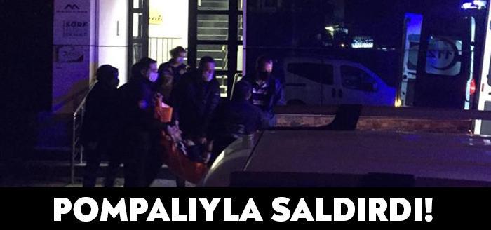 Körfez Hacı Osman Mahallesinde bulunan bir iş yerine gelen şüpheliler