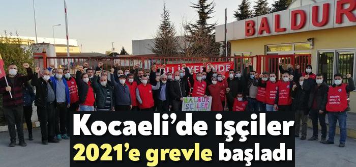 Emek Partisi (EMEP) Kocaeli İl Örgütü, yeni yıla Baldur işçileriyle