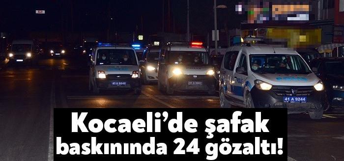 Kocaeli Emniyet Müdürlüğü ekipleri, dün Kocaeli'de kesinleşmiş hapis cezası olan
