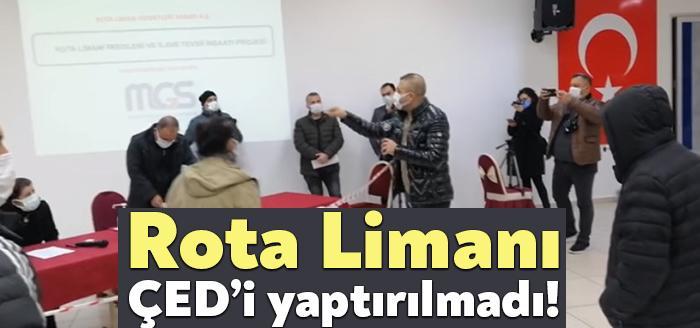 Körfez Rota Limanı’nın genişletilmesi için yapılması planlanan çevre etki değerlendirme
