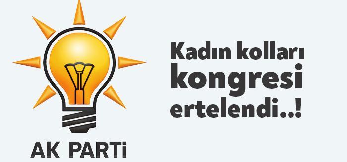 22 Ocak Cuma günü yapılacağı açıklanan AKP Kocaeli İl Kadın