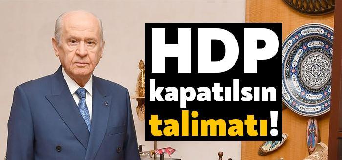 MHP lideri Devlet Bahçeli'nin 'HDP kapatılmalı' çağrısının ardından, MHP'nin Siyasi