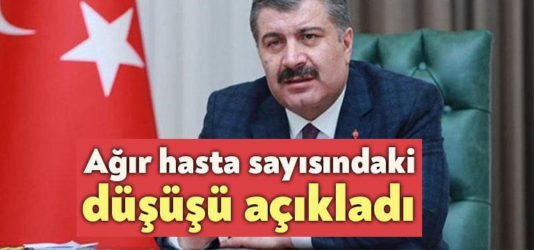 Sağlık Bakanı Fahrettin Koca güncel corona verilerinin açıklanmasının ardından ağır