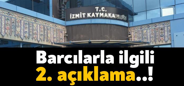 İzmit'te barcıların alkol ruhsatlarıyla ilgili yaşanan gelişmeler sonrasında İzmit Kaymakamlığı'ndan