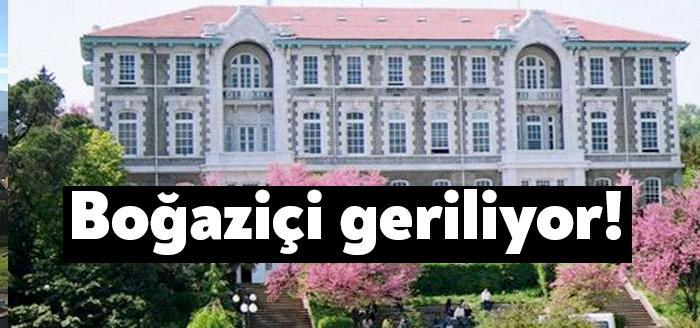 Türkiye’nin en önemli üniversitelerinden olan Boğaziçi Üniversitesi kayyum döneminde geriliyor.