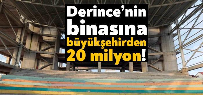 Derince Belediyesi’nin yeni hizmet binası yaklaşık 30 milyon TL’ye mal
