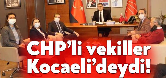 CHP Kocaeli İl Örgütü'nü ziyaret eden CHP İstanbul Milletvekili Erdoğan