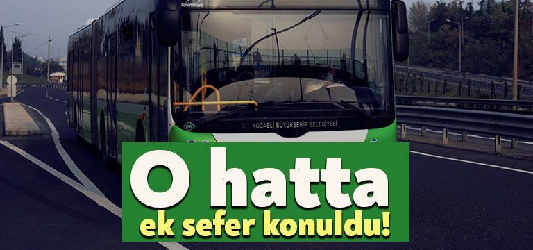 İstanbul-Kocaeli hattını kullanan vatandaşlardan gelen yoğun talep üzerine Kocaeli Büyükşehir