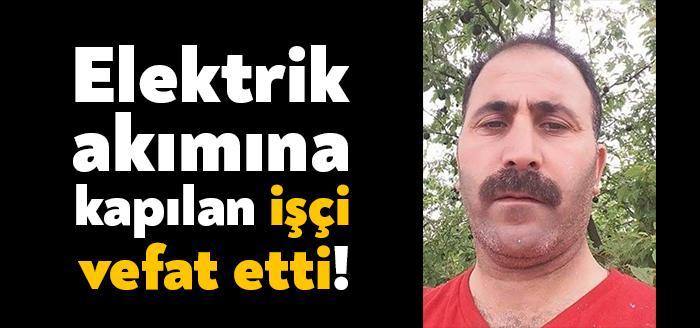 Kocaeli'de elektrik akınıma kapılan bakım onarım işçisi hayatını kaybetti.