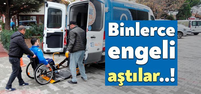 Kocaeli Büyükşehir Belediyesi, 2020 yılında 3 bin 43 engelli vatandaşın